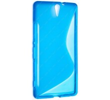 Чехол силиконовый для Sony Xperia C5 Ultra S-Line TPU (Синий)
