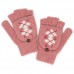 Перчатки-варежки с откидным верхом GSMIN Warm Shelter (Розовый)