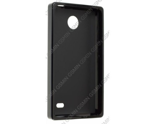 Чехол силиконовый для Nokia X Dual Sim Melkco Poly Jacket TPU (Black Mat)