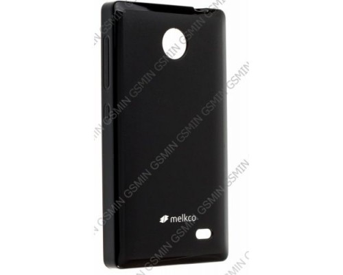 Чехол силиконовый для Nokia X Dual Sim Melkco Poly Jacket TPU (Black Mat)