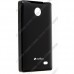 Чехол силиконовый для Nokia X Dual Sim Melkco Poly Jacket TPU (Black Mat)