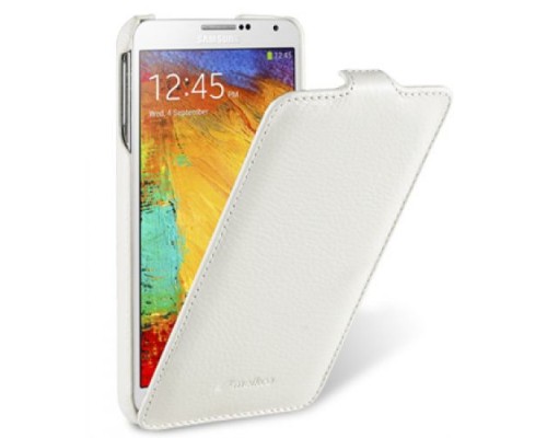 Кожаный чехол для Samsung Galaxy Note 3 Neo (N7505) Melkco Premium Leather Case -Jacka Type (White LC)