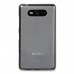 Чехол силиконовый для Nokia Lumia 820 Melkco Poly Jacket TPU (Transparent Mat)