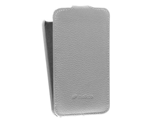 Кожаный чехол для Nokia Lumia 530 / 530 Dual Sim Melkco Premium Leather Case - Jacka Type (White LC)