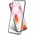 Противоударное защитное стекло для Apple iPhone XR / 11 GSMIN 6D 0.3mm (Черная рамка)