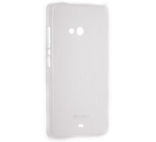 Чехол силиконовый для Microsoft Lumia 540 Dual sim Melkco Poly Jacket TPU (Transparent Mat)