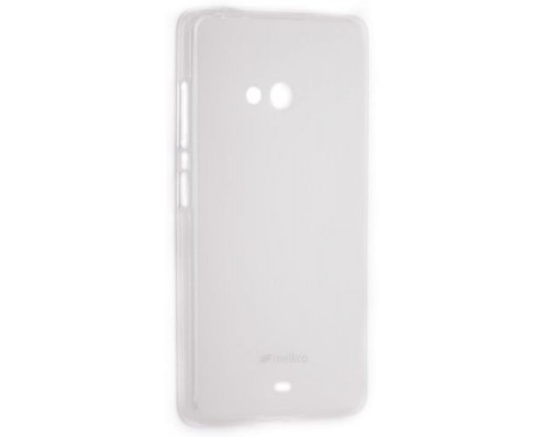 Чехол силиконовый для Microsoft Lumia 540 Dual sim Melkco Poly Jacket TPU (Transparent Mat)