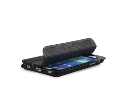 Кожаный чехол для Samsung Galaxy Tab 3 7.0 Melkco Premium Leather Case - Slimme Cover Type (Black LC) Ver.6