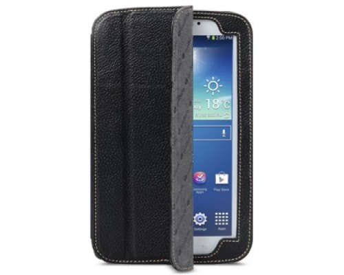 Кожаный чехол для Samsung Galaxy Tab 3 7.0 Melkco Premium Leather Case - Slimme Cover Type (Black LC) Ver.6