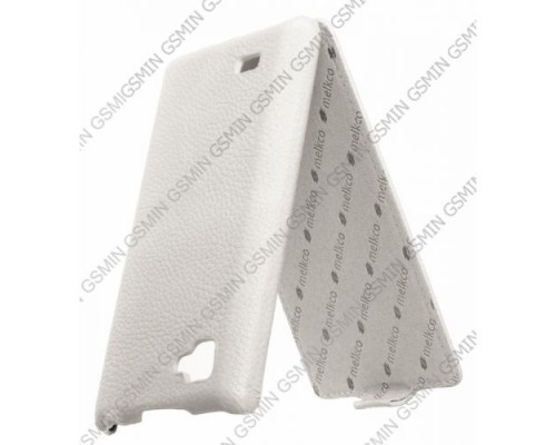 Кожаный чехол для LG Optimus 4X HD / P880 Melkco Leather Case - Jacka Type (White LC)