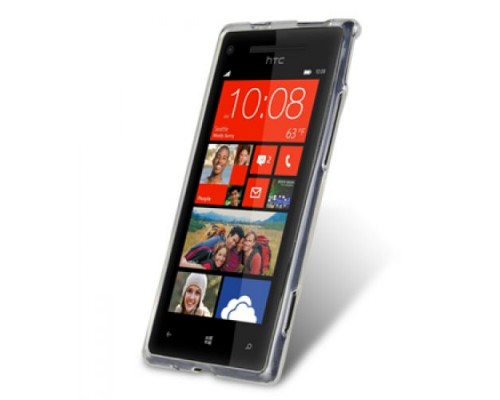 Чехол силиконовый для HTC Windows Phone 8X / Accord Melkco Poly Jacket TPU (Transparent Mat)