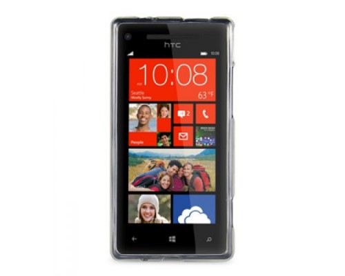 Чехол силиконовый для HTC Windows Phone 8X / Accord Melkco Poly Jacket TPU (Transparent Mat)