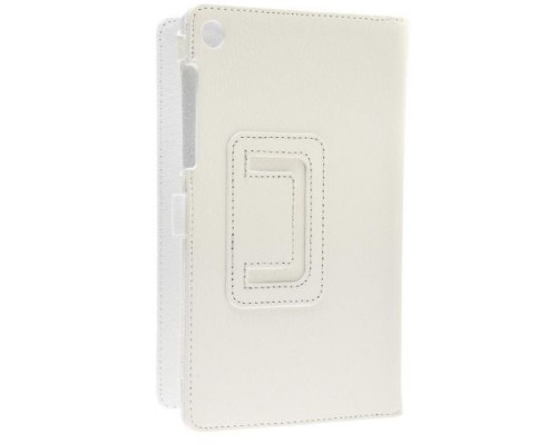 Кожаный чехол подставка для Lenovo Tab 3 Essential GSMIN Series CL (Белый) (Дизайн 164)