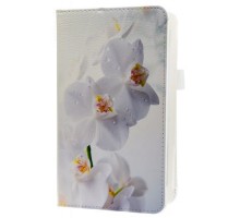 Кожаный чехол подставка для Huawei MediaPad M2 7.0 GSMIN Series CL (Белый) (Дизайн 304)