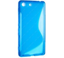 Чехол силиконовый для Sony Xperia M5 S-Line TPU (Синий)