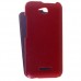 Кожаный чехол для HTC Desire 616 Dual Sim Melkco Premium Leather Case - Jacka Type (Red LC)