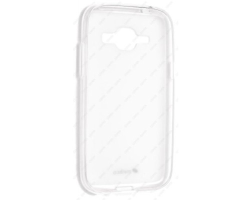 Чехол силиконовый для Samsung Galaxy J1 (J100H) Melkco Poly Jacket TPU (Прозрачно-Матовый)