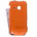 Кожаный чехол для Samsung Galaxy Mini 2 (S6500) Melkco Premium Leather Case - Jacka Type (Orange LC)