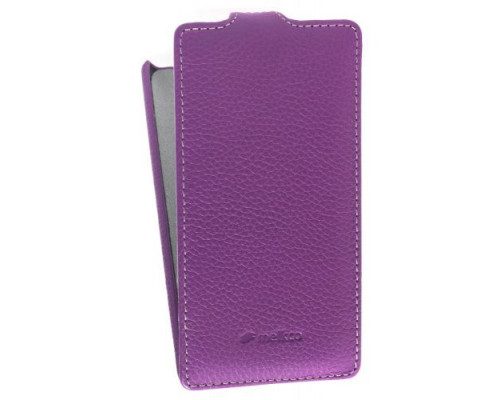 Кожаный чехол для HTC Windows Phone 8X / Accord Melkco Leather Case - Jacka Type (Purple LC)