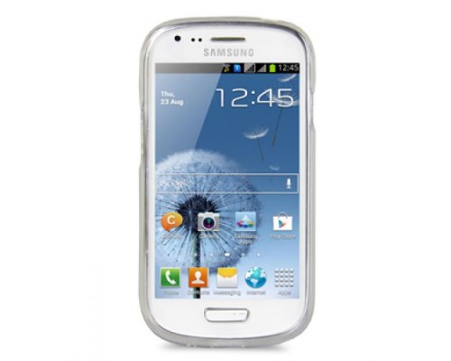 Чехол силиконовый для Samsung Galaxy S3 Mini (i8190) Melkco Poly Jacket TPU (Transparent Mat)