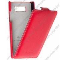 Кожаный чехол для LG Optimus L7 / P700 Melkco Leather Case - Jacka Type (Red LC)