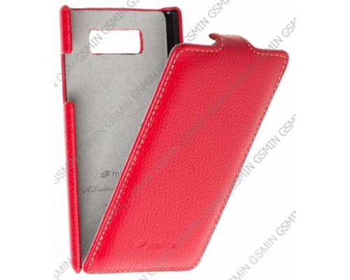 Кожаный чехол для LG Optimus L7 / P700 Melkco Leather Case - Jacka Type (Red LC)