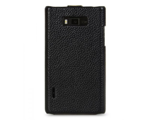 Кожаный чехол для LG Optimus L7 / P700 Melkco Leather Case - Jacka Type (Black LC)