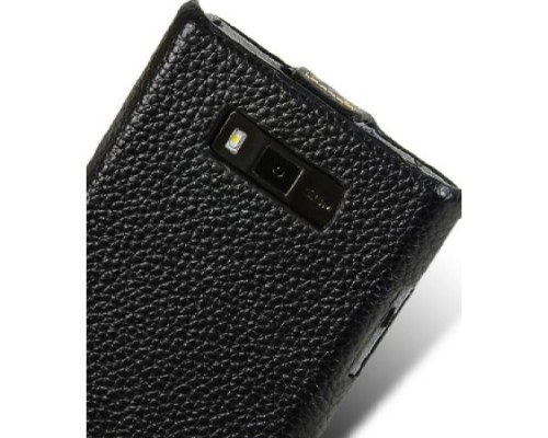 Кожаный чехол для LG Optimus L7 / P700 Melkco Leather Case - Jacka Type (Black LC)