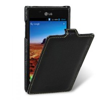 Кожаный чехол для LG Optimus L7 / P700 Melkco Leather Case - Jacka Type (Black LC)