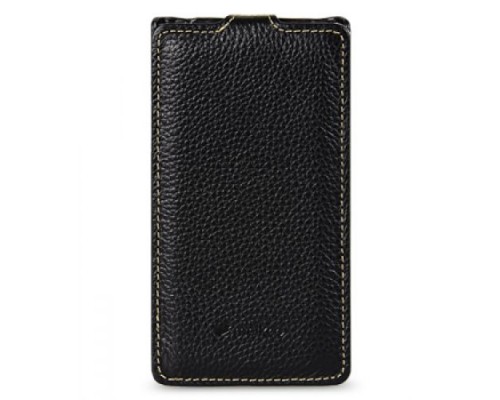 Кожаный чехол для LG Optimus L7 / P700 Melkco Leather Case - Jacka Type (Black LC)