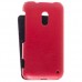 Кожаный чехол для Nokia Lumia 620 Melkco Leather Case - Jacka Type (Red LC)