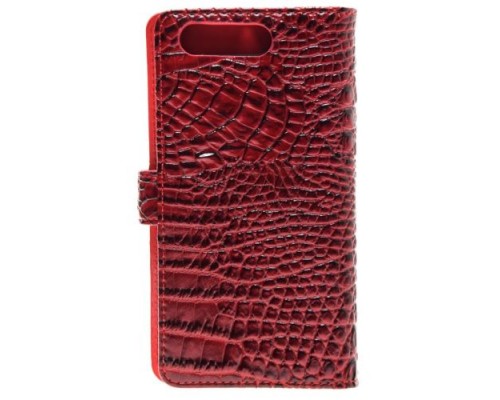 Кожаный чехол клатч для Asus Zenfone 4 Pro ZS551KL GSMIN Crocodile Texture LC (Красный)