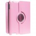 Кожаный чехол GSMIN Series RT для iPad 2/3 и iPad 4 Вращающийся (Розовый)