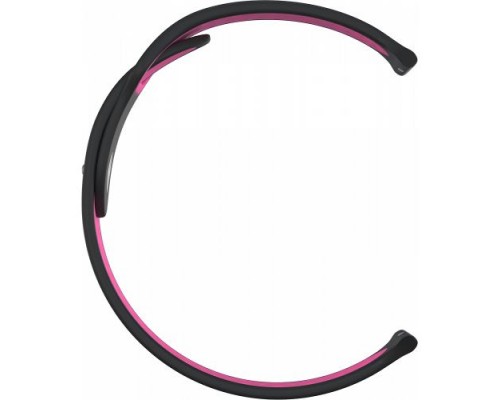 Ремешок силиконовый GSMIN Sport Edition для Apple Watch 38/40mm (Черно-розовый)