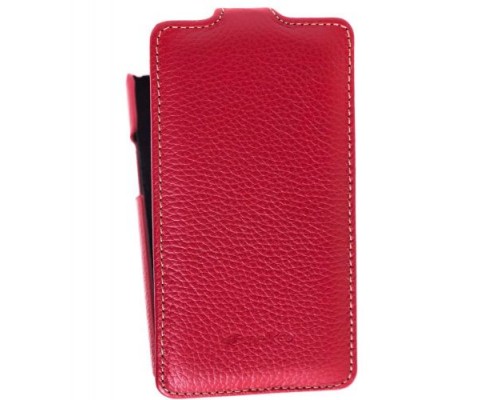 Кожаный чехол для Samsung Galaxy R (i9103) Melkco Premium Leather Case - Jacka Type (Red LC)