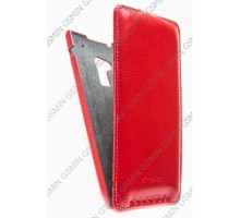 Кожаный чехол для HTC One Max / T6 Melkco Premium Leather Case - Jacka Type (Red LC)