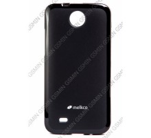 Чехол силиконовый для HTC Desire 300 Melkco Poly Jacket TPU (Black Mat)