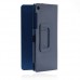 Кожаный чехол подставка для Lenovo TAB 3 730x GSMIN Series CL (Синий)