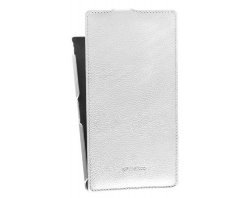 Кожаный чехол для Sony Xperia Z Ultra Melkco Premium Leather Case - Jacka Type (White LC)