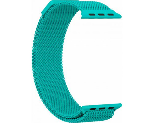 Ремешок металлический GSMIN Milanese Loop для Apple Watch 42/44mm (Мятный)