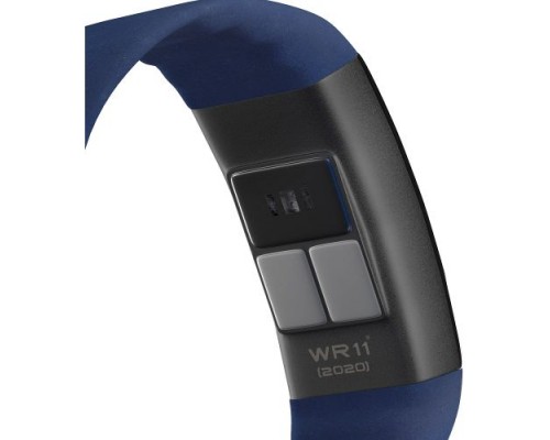 Фитнес браслет GSMIN WR11 (2020) с измерением давления, пульса и ЭКГ (Синий)