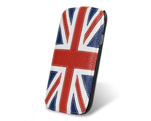 Кожаный чехол для Samsung Galaxy S3 (i9300) Melkco Premium Leather Case - Craft Edition Jacka Type - The Nations Britain