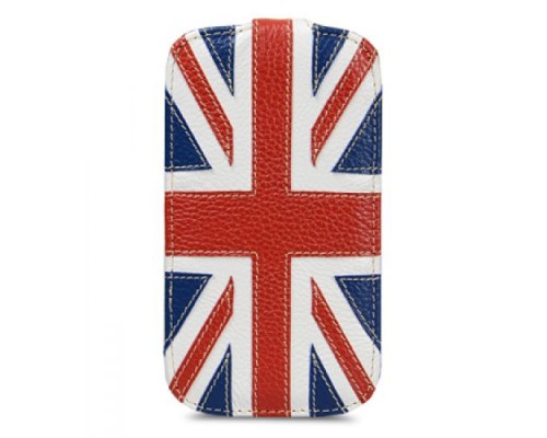 Кожаный чехол для Samsung Galaxy S3 (i9300) Melkco Premium Leather Case - Craft Edition Jacka Type - The Nations Britain