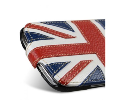 Кожаный чехол для Samsung Galaxy S3 (i9300) Melkco Premium Leather Case - Craft Edition Jacka Type - The Nations Britain