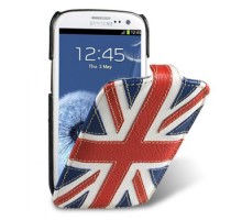 Кожаный чехол для Samsung Galaxy S3 (i9300) Melkco Premium Leather Case - Craft Edition Jacka Type - The Nations Britain