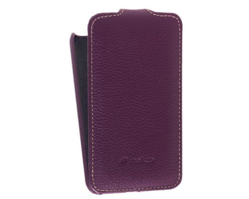 Кожаный чехол для Nokia Lumia 530 / 530 Dual Sim Melkco Premium Leather Case - Jacka Type (Purple LC)