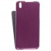 Кожаный чехол для HTC Desire 816 Melkco Premium Leather Case - Jacka Type (Purple LC)