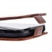 Кожаный чехол-флип GSMIN Series Classic для Sony Xperia XZs с магнитной застежкой (Коричневый)