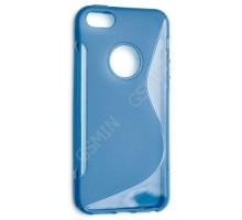 Чехол силиконовый для Apple iPhone 5/5S/SE S-Line TPU (Синий)