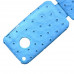 Кожаный чехол для Apple iPhone 3G/3Gs Melkco Leather Case - Jacka Type (Ostrich Print Pattern - Blue)